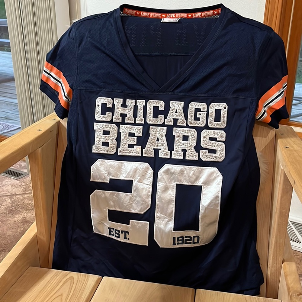 Victoria’s Secret: Love Pink: NFL Chicago Bears #Blingy Football Jersey